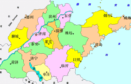 山东省地图高清版大图