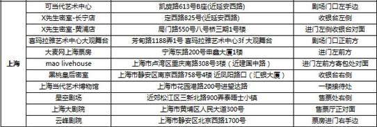 上海有大麦网自助换票机吗？