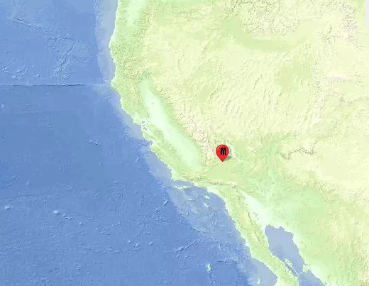 美国加州发生5.5级地震，震中在哪里？