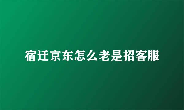 宿迁京东怎么老是招客服