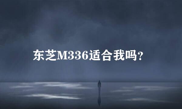 东芝M336适合我吗？