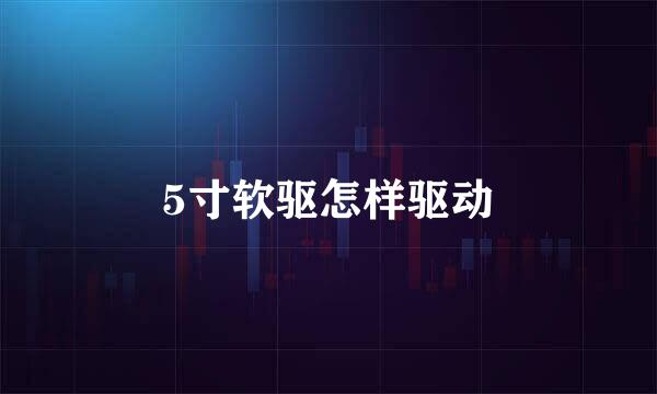 5寸软驱怎样驱动