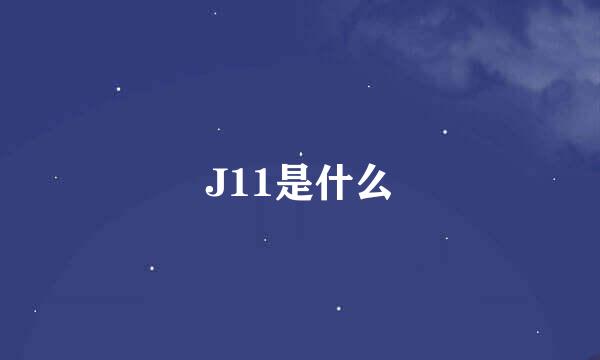 J11是什么