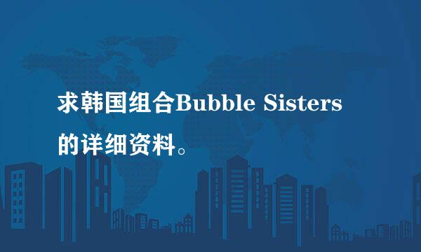 求韩国组合Bubble Sisters 的详细资料。