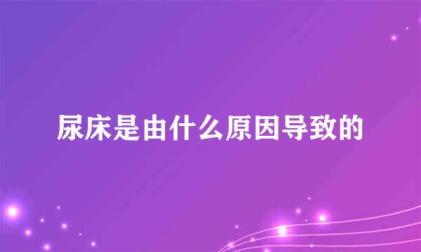 尿床是由什么原因导致的