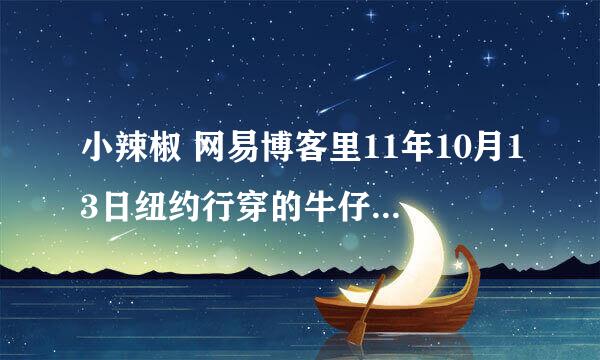 小辣椒 网易博客里11年10月13日纽约行穿的牛仔衬衫配的裙子是什么牌子的