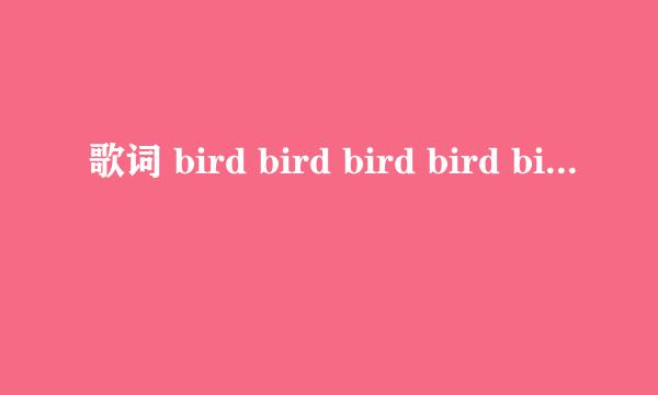 歌词 bird bird bird bird bird是什么歌