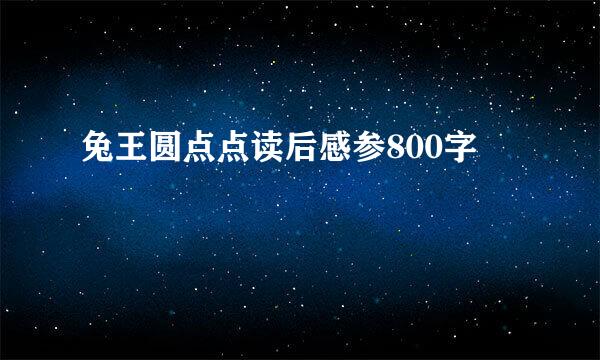 兔王圆点点读后感参800字