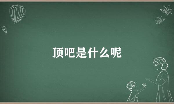 顶吧是什么呢