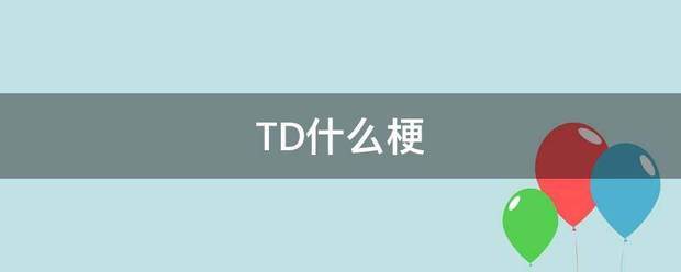 TD什么梗