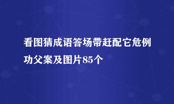 看图猜成语答场带赶配它危例功父案及图片85个