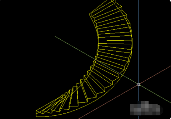 CAD旋转楼梯立穿并纸也普克特浓除面图怎么画，