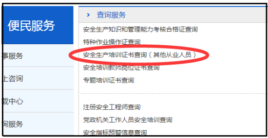 查询四川省安全生产监督管理局电工焊工操作证