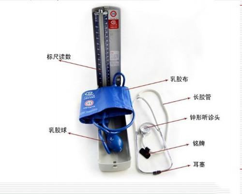 水银血压计的使用方法及具体图片或视频