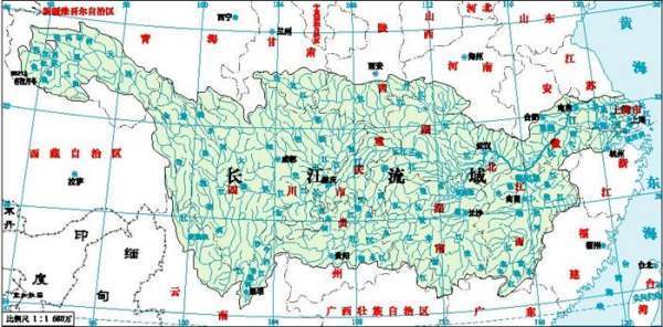 长江和黄河的地图分别是怎样的？