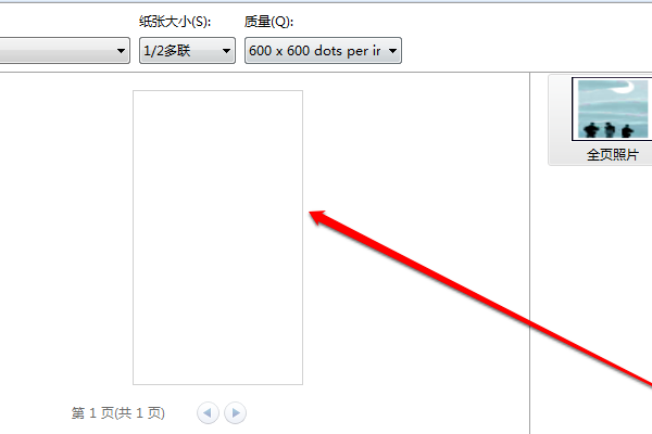 打开图片点打印在弹出的打印预览窗口显示是空白的无法打印