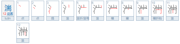 湍怎么读？