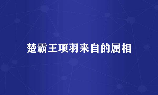 楚霸王项羽来自的属相