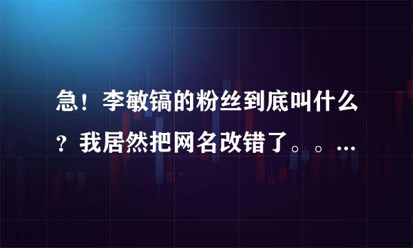 急！李敏镐的粉丝到底叫什么？我居然把网名改错了。。。（因为太激动了。我是他的铁杆粉丝。）