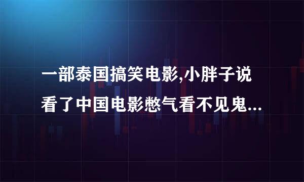 一部泰国搞笑电影,小胖子说看了中国电影憋气看不见鬼,结果被鬼打的是什么电？