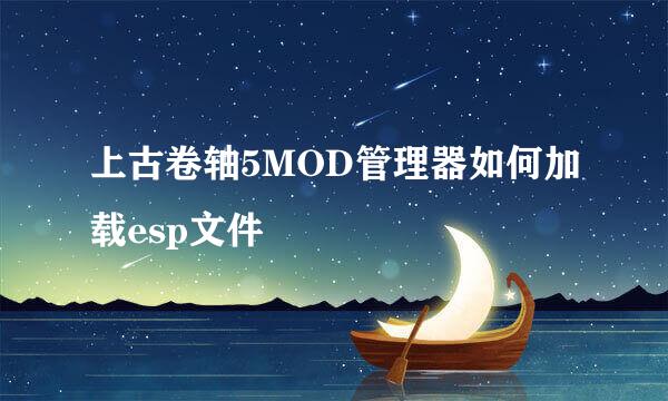 上古卷轴5MOD管理器如何加载esp文件