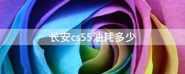 长安前块频道差右被本水送cs55油耗多少