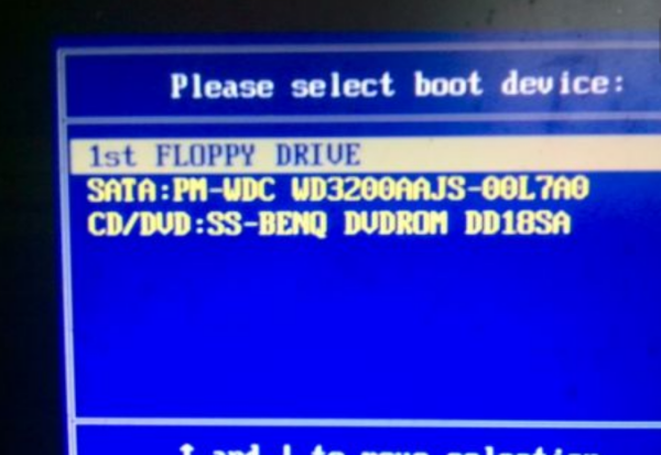 开机出现please select boot dev负庆ice