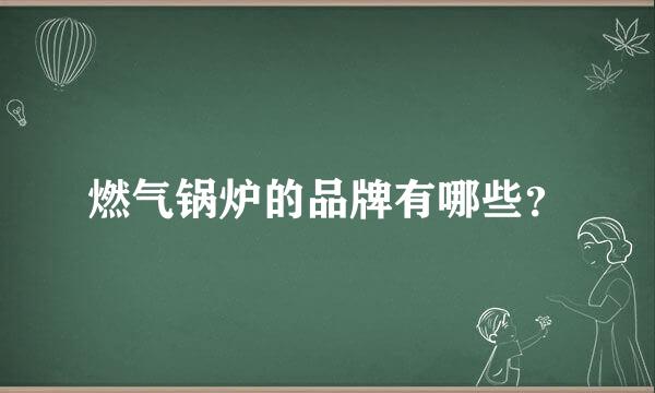 燃气锅炉的品牌有哪些？