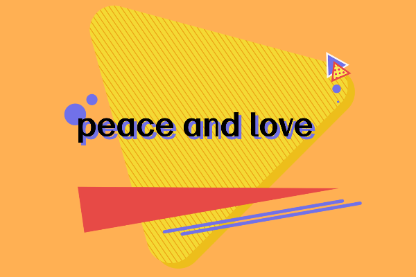 peace and love是什么意思