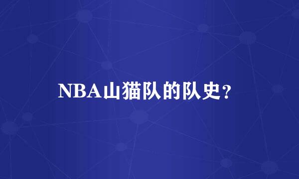 NBA山猫队的队史？