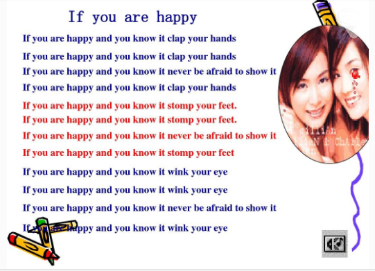 if you are happy 歌词