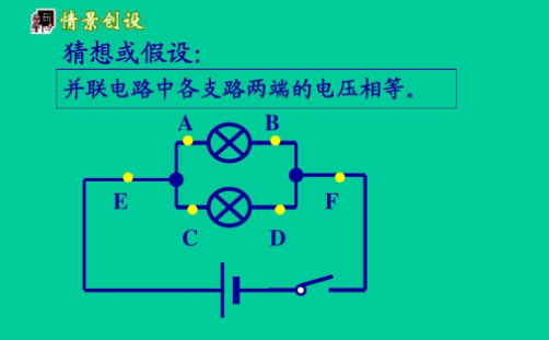 并来自联电路的总电压等于各支路电压之和吗？