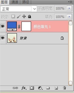 photoshop中新建纯色填充图层怎么建