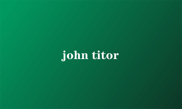 john titor