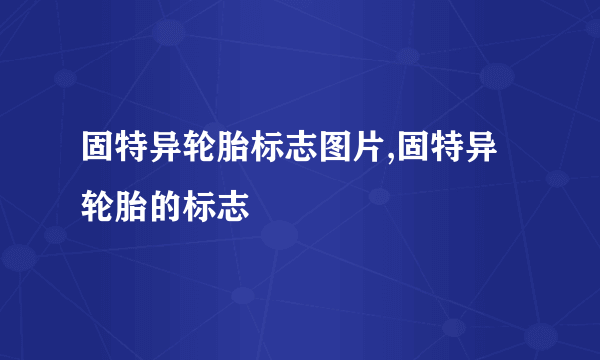 固特异轮胎标志图片,固特异轮胎的标志