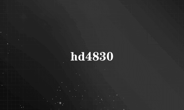 hd4830