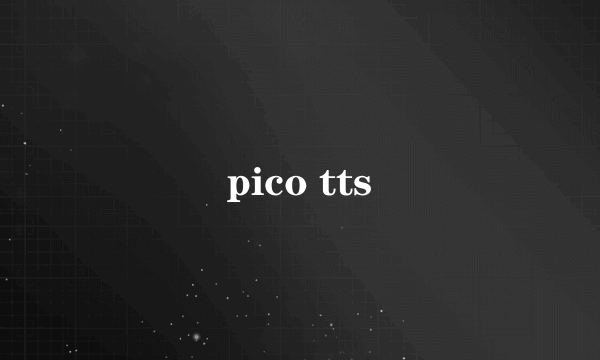 pico tts