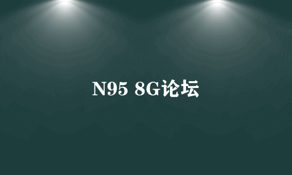 N95 8G论坛