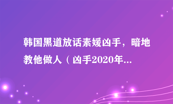 韩国黑道放话素媛凶手，暗地教他做人（凶手2020年12月释放）-飞外网