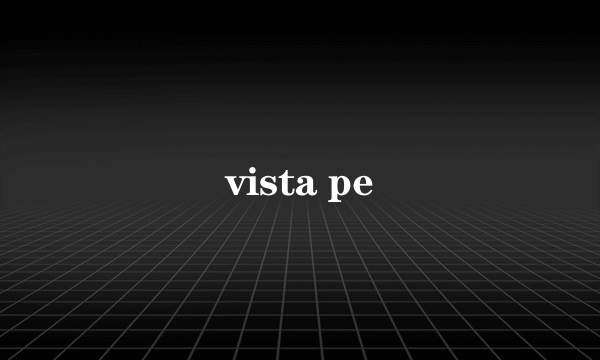 vista pe