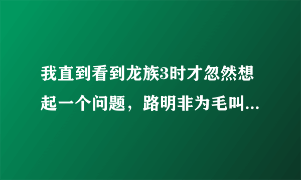 我直到看到龙族3时才忽然想起一个问题，路明非为毛叫李嘉图·M·路？而且是什么时候被叫的？