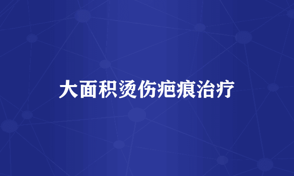 大面积烫伤疤痕治疗