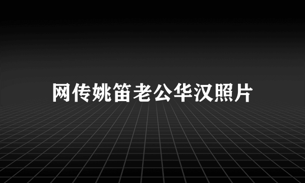 网传姚笛老公华汉照片