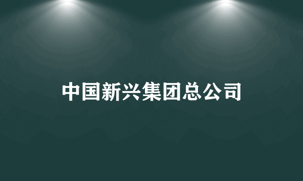 中国新兴集团总公司