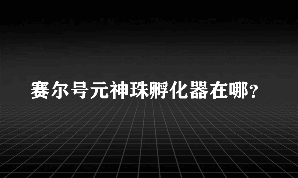 赛尔号元神珠孵化器在哪？