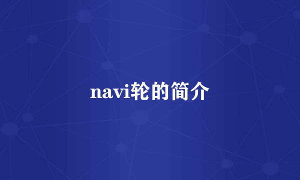 navi轮的简介