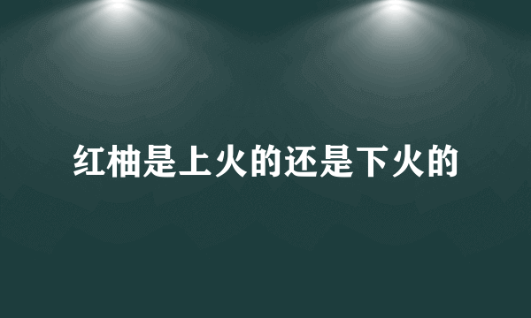 红柚是上火的还是下火的