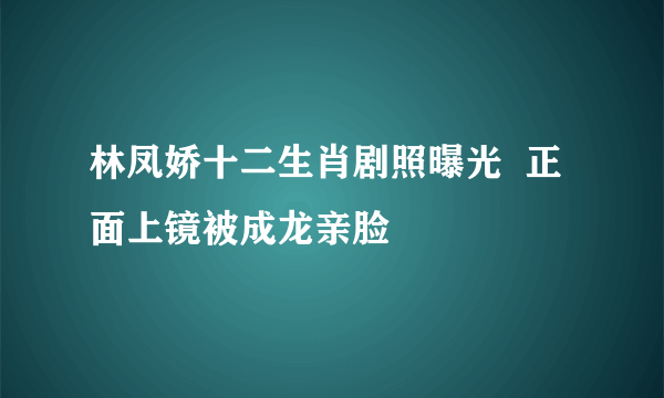 林凤娇十二生肖剧照曝光  正面上镜被成龙亲脸