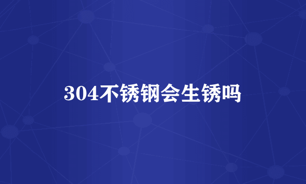 304不锈钢会生锈吗