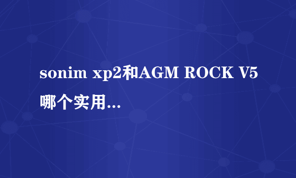 sonim xp2和AGM ROCK V5哪个实用性更强?